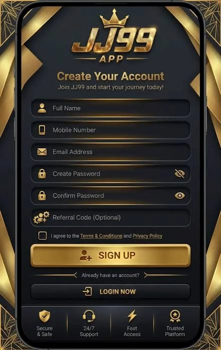 JJ99 Game Login